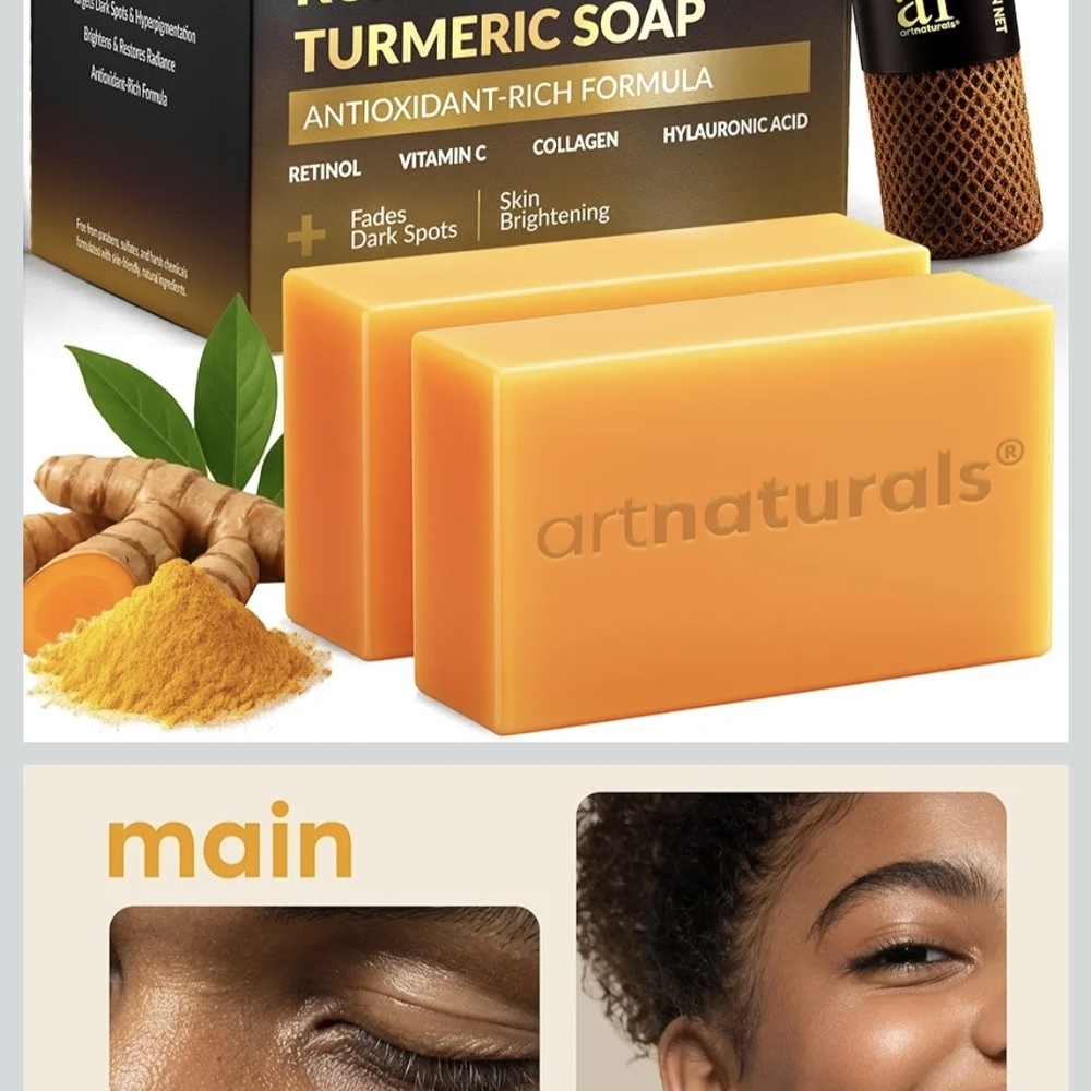 Turmeric Soap - Orange